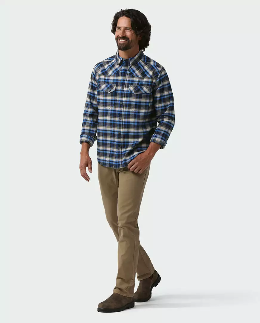 Stio Men's Junction Midweight Flannel Shirt