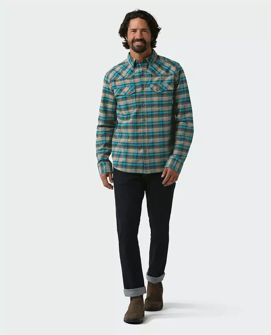 Stio Men's Junction Midweight Flannel Shirt