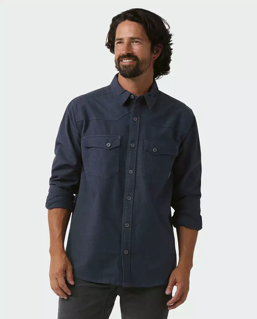 Stio Men's Junction Midweight Flannel Shirt