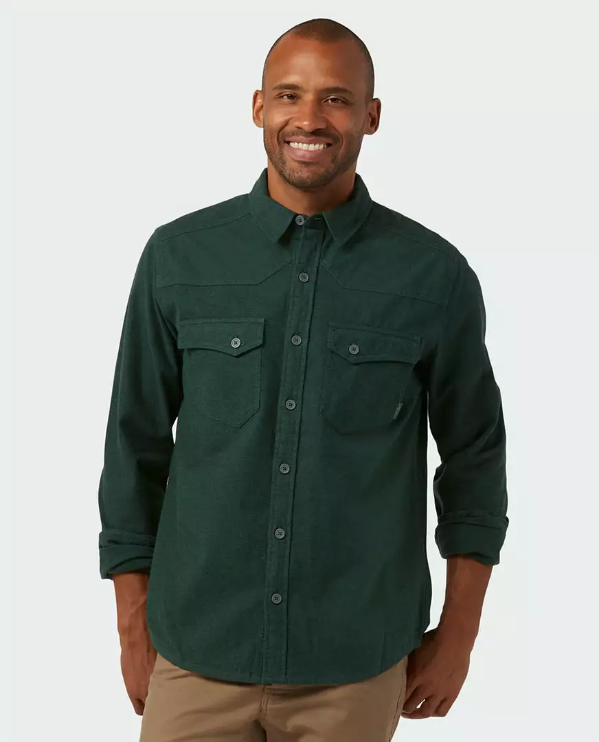 Stio Men's Junction Midweight Flannel Shirt