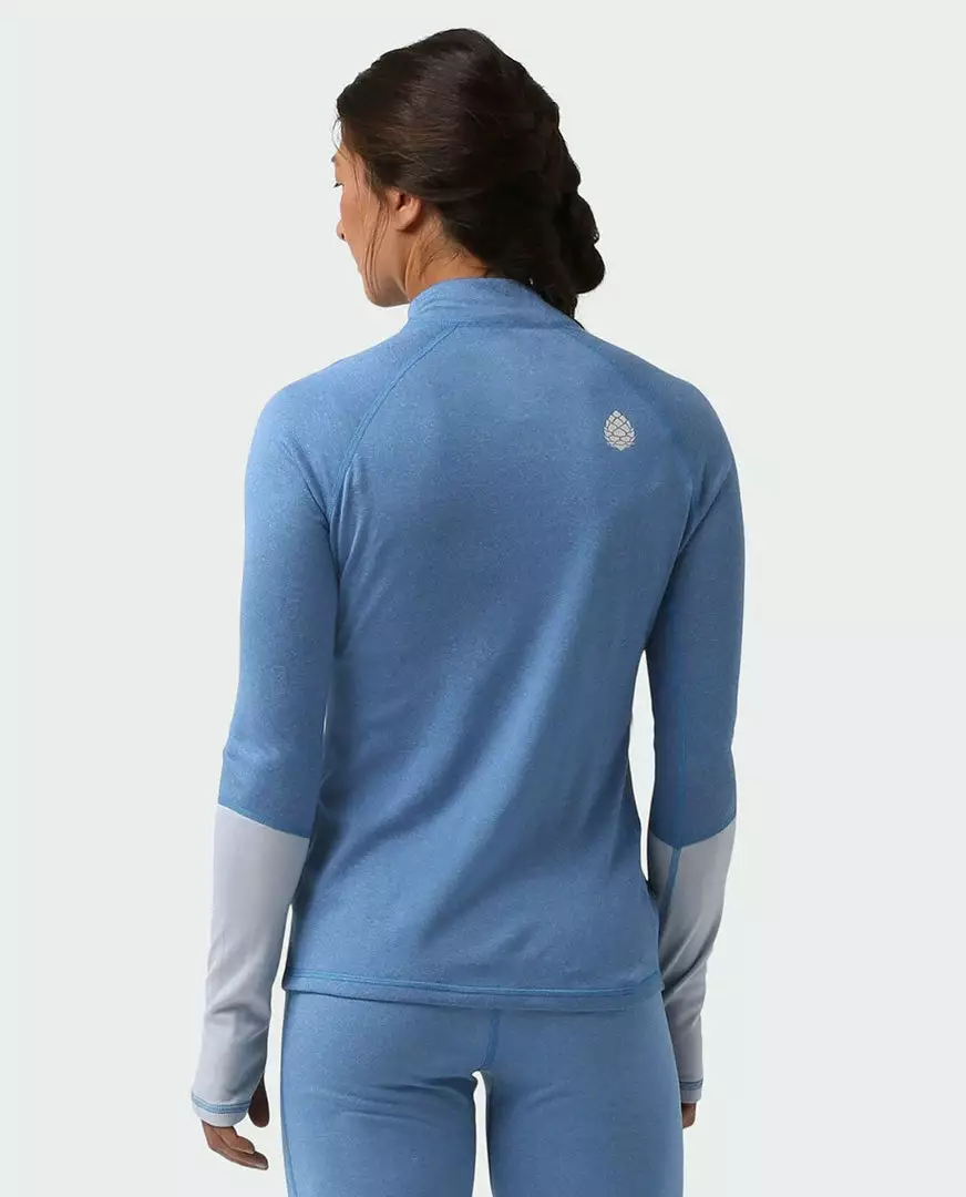 Stio Women's Basis Power Wool™ Zip Neck