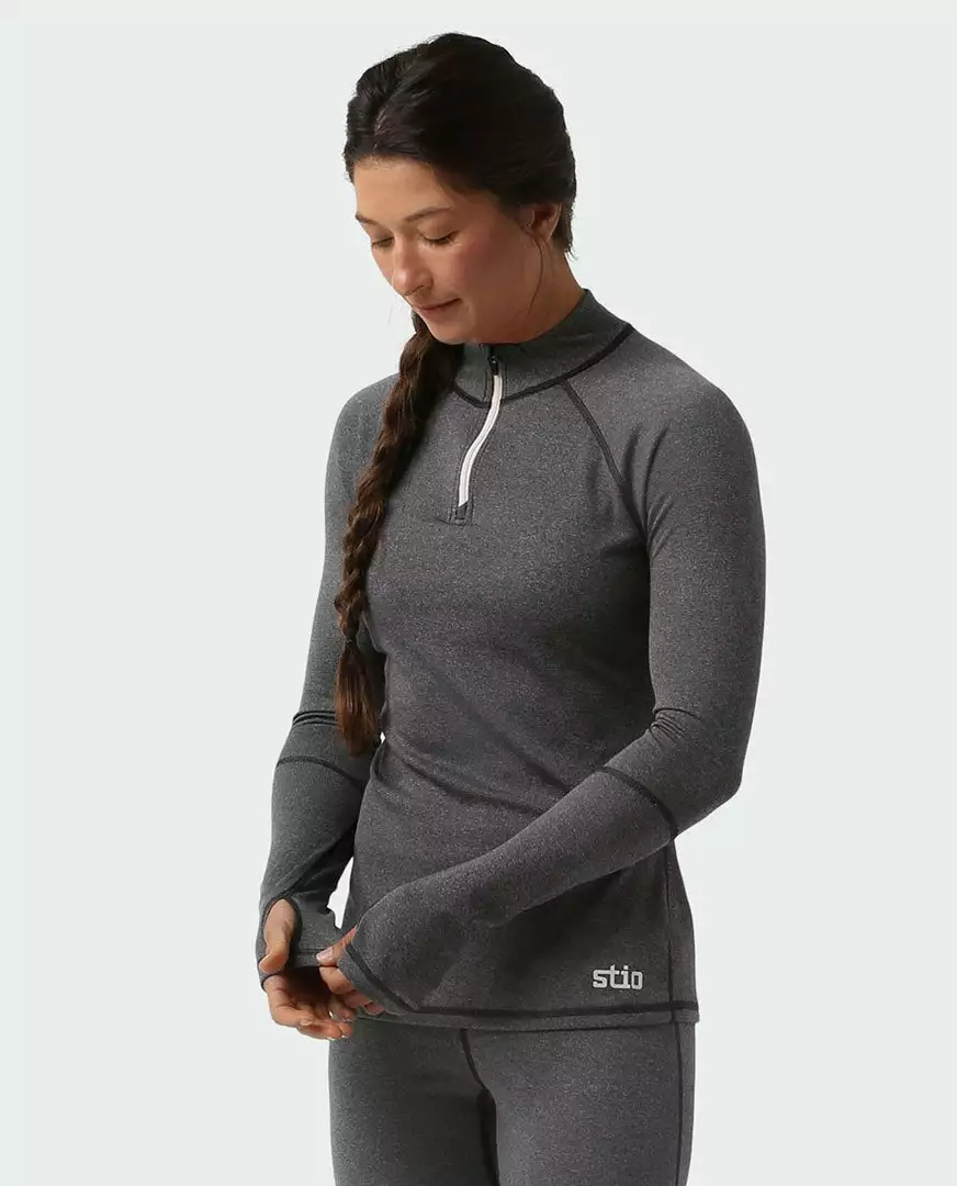Stio Women's Basis Power Wool™ Zip Neck