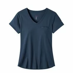 Stio Women's Divide V-Neck SS