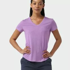 Stio Women's Divide V-Neck SS