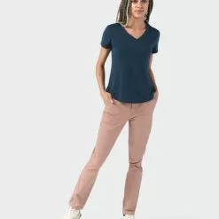 Stio Women's Divide V-Neck SS