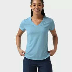 Stio Women's Divide V-Neck SS