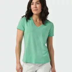 Stio Women's Divide V-Neck SS
