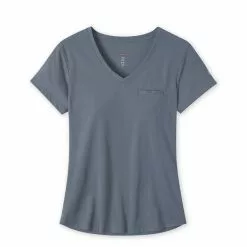 Stio Women's Divide V-Neck SS