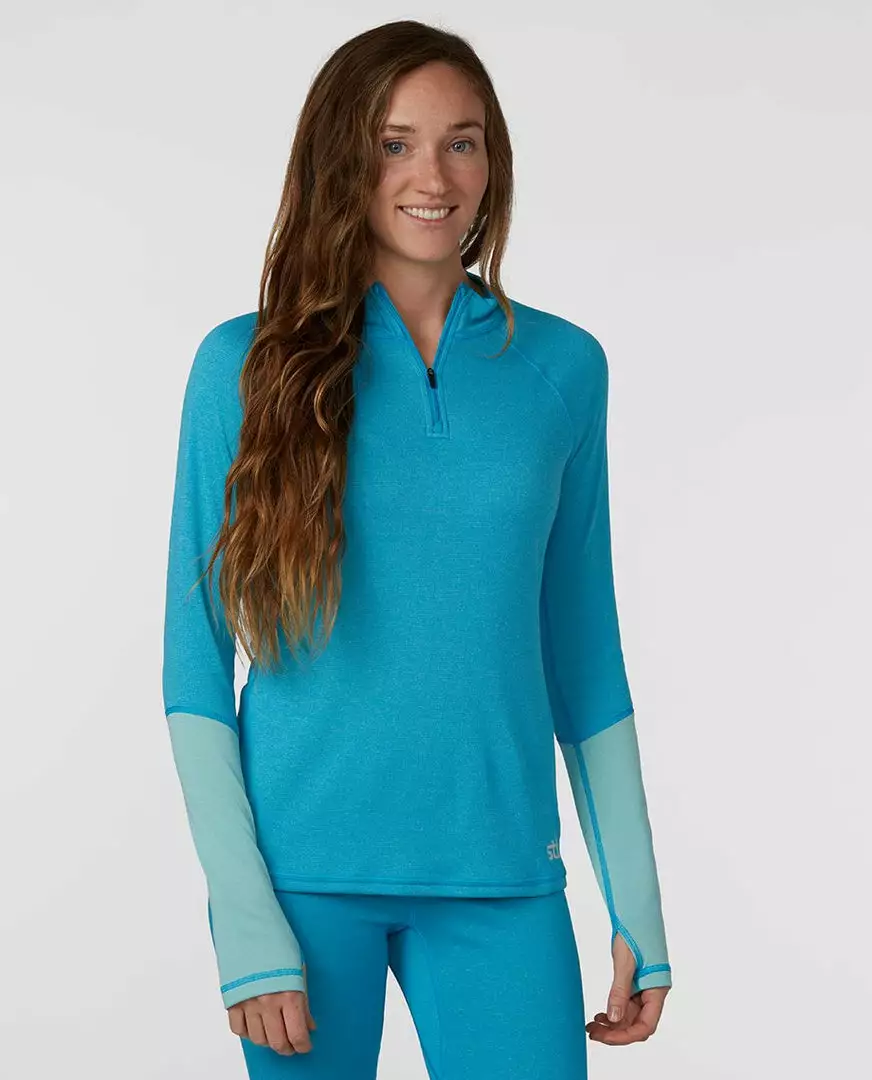 Stio Women's Basis Power Wool™ Zip Neck