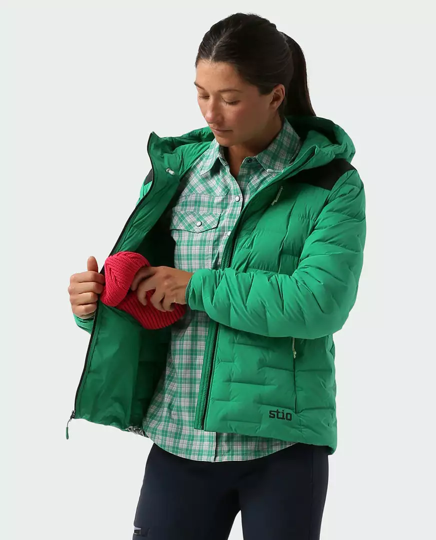 Stio Women's Skillet Stretch Down Hooded Jacket